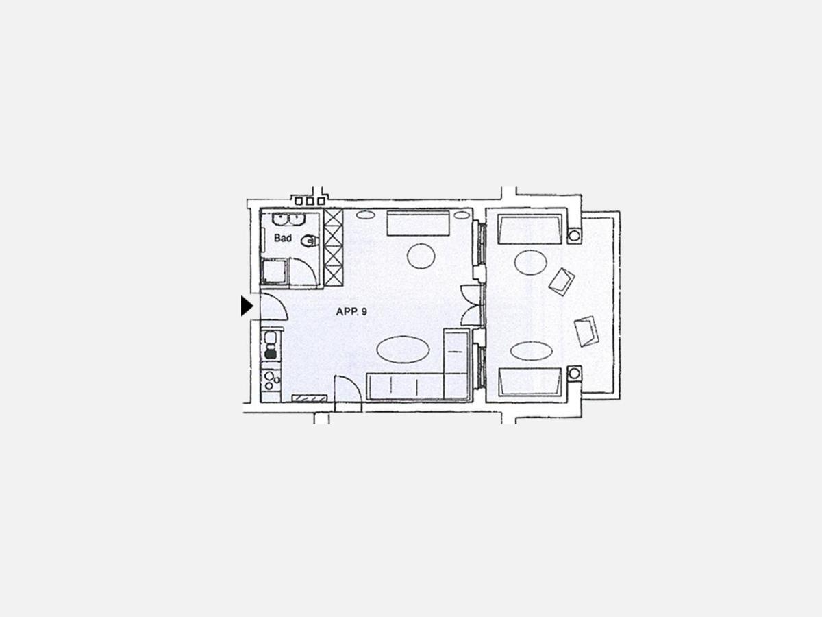 Kaiservillen Heringsdorf - 1-Raum-Appartement Mit Balkon Ik9 Dış mekan fotoğraf